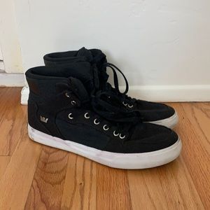 SUPRA FTWR CO Black Shoes size 10 1/2